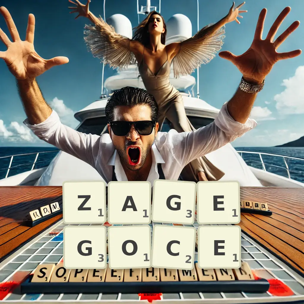 Słowa z liter ZAGĘGOCE