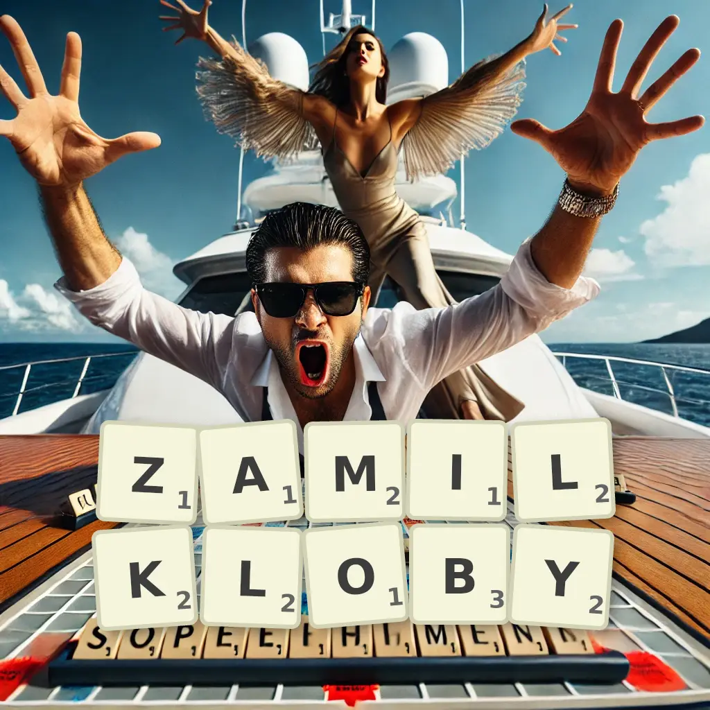 Słowa z liter ZAMILKŁOBY