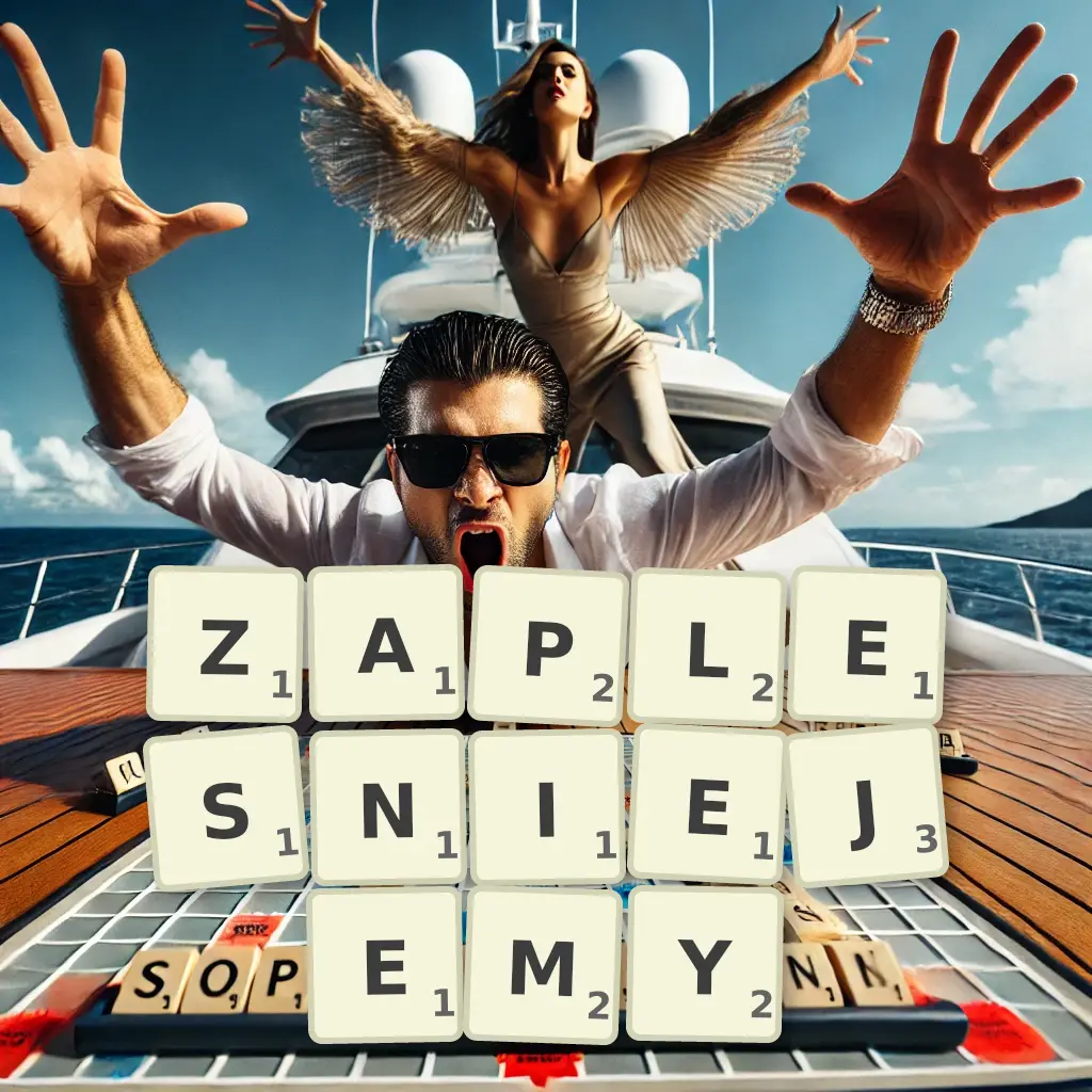 Słowa z liter ZAPLEŚNIEJEMY