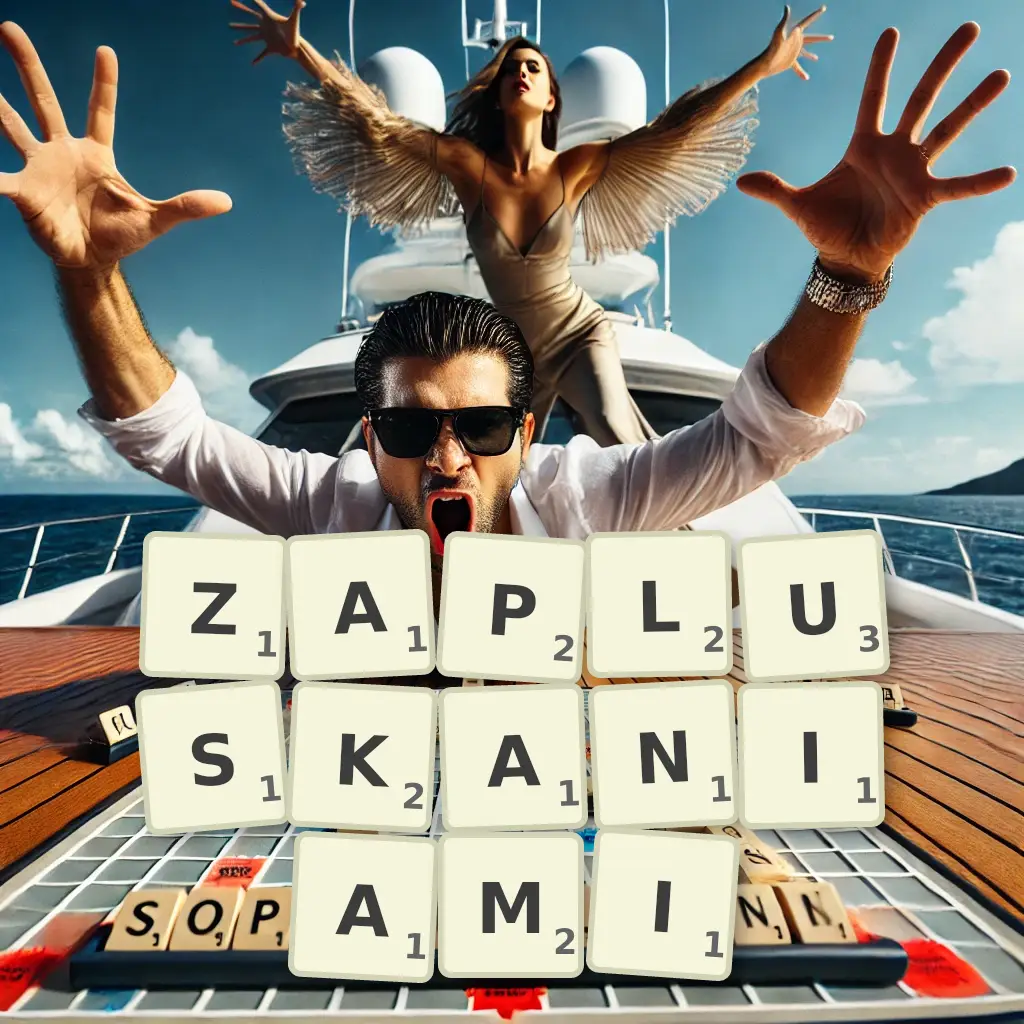 Słowa z liter ZAPLUSKANIAMI