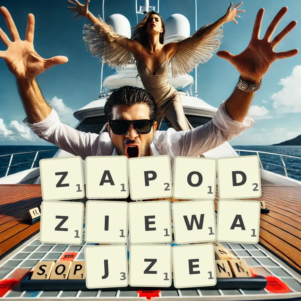 Słowa z liter ZAPODZIEWAJŻE