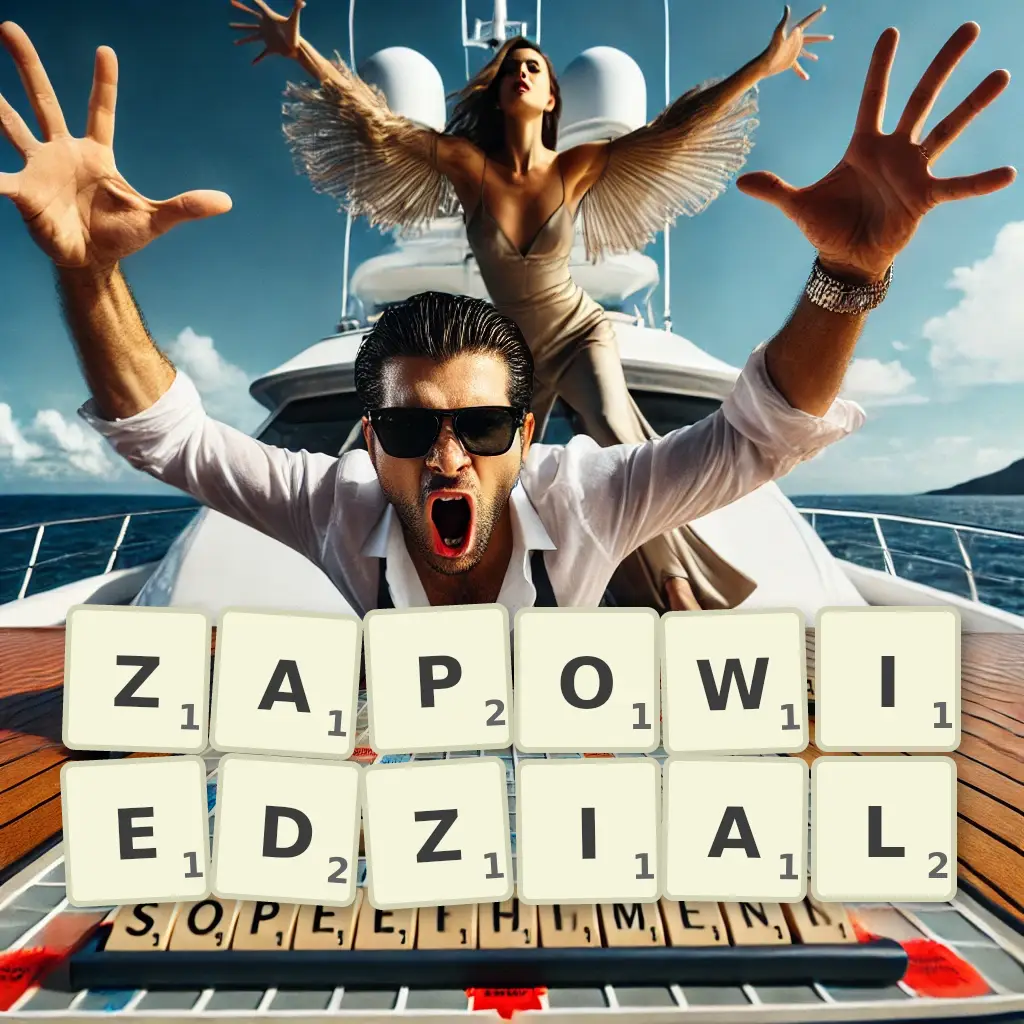 Słowa z liter ZAPOWIEDZIAŁ