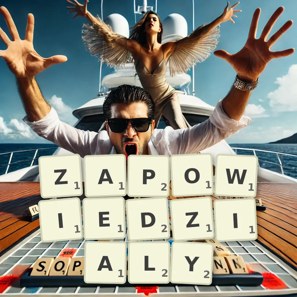 Słowa z liter ZAPOWIEDZIAŁY