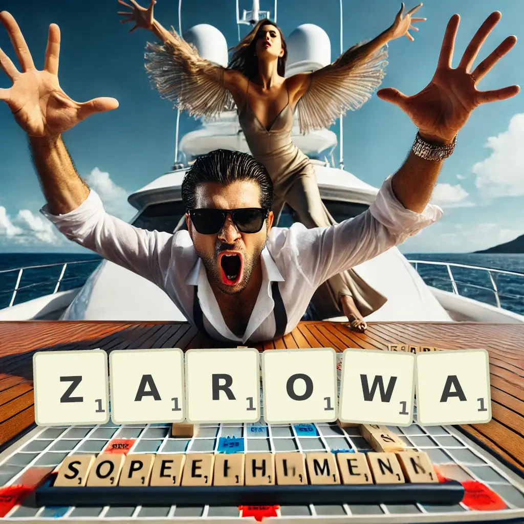 Słowa z liter ŻAROWA