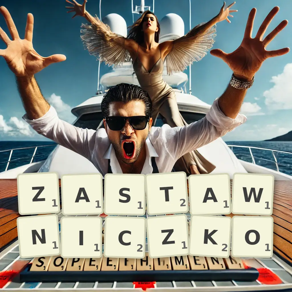 Słowa z liter ZASTAWNICZKO