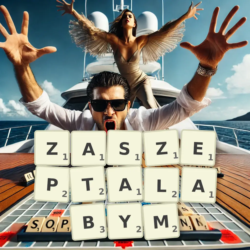 Słowa z liter ZASZEPTAŁABYM