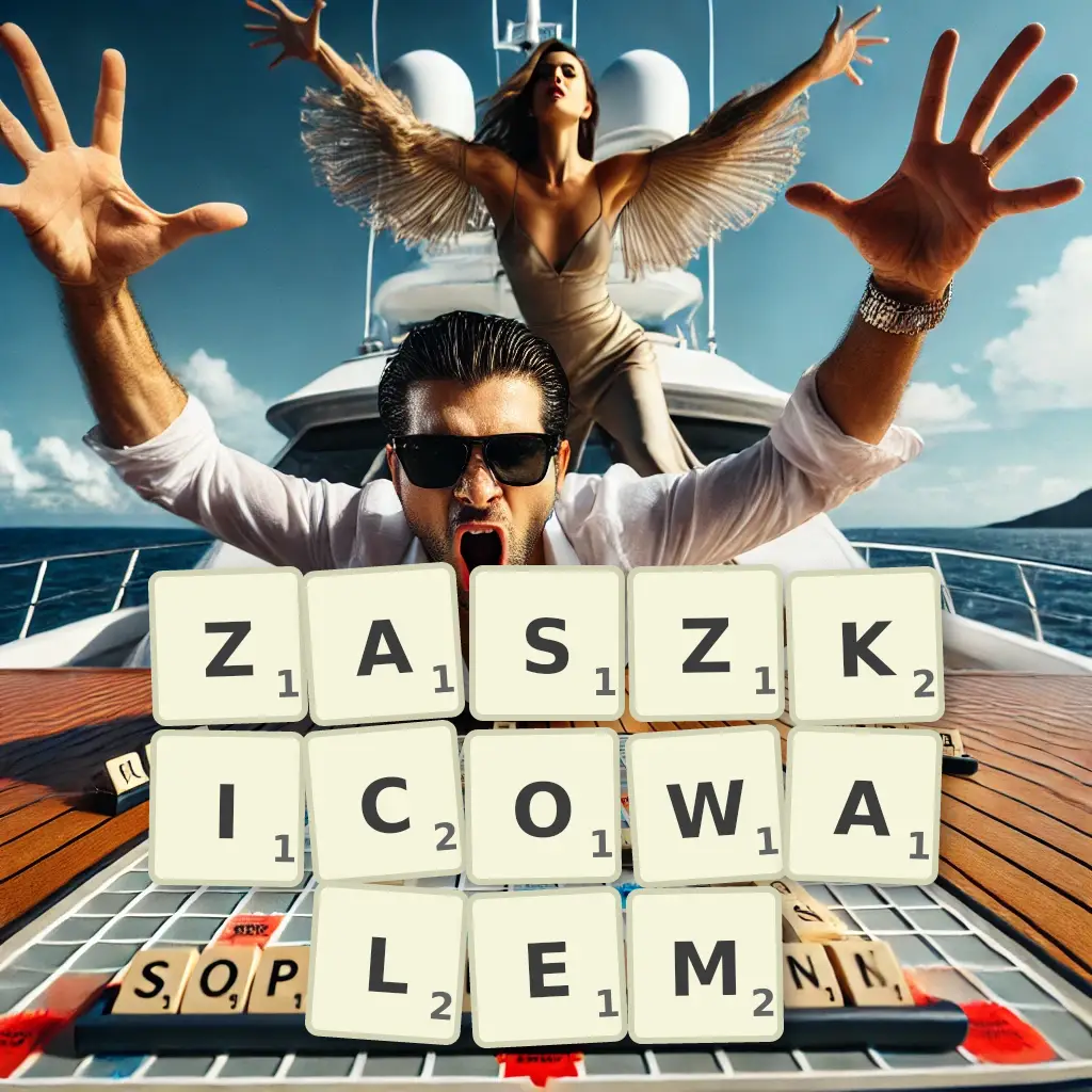Słowa z liter ZASZKICOWAŁEM
