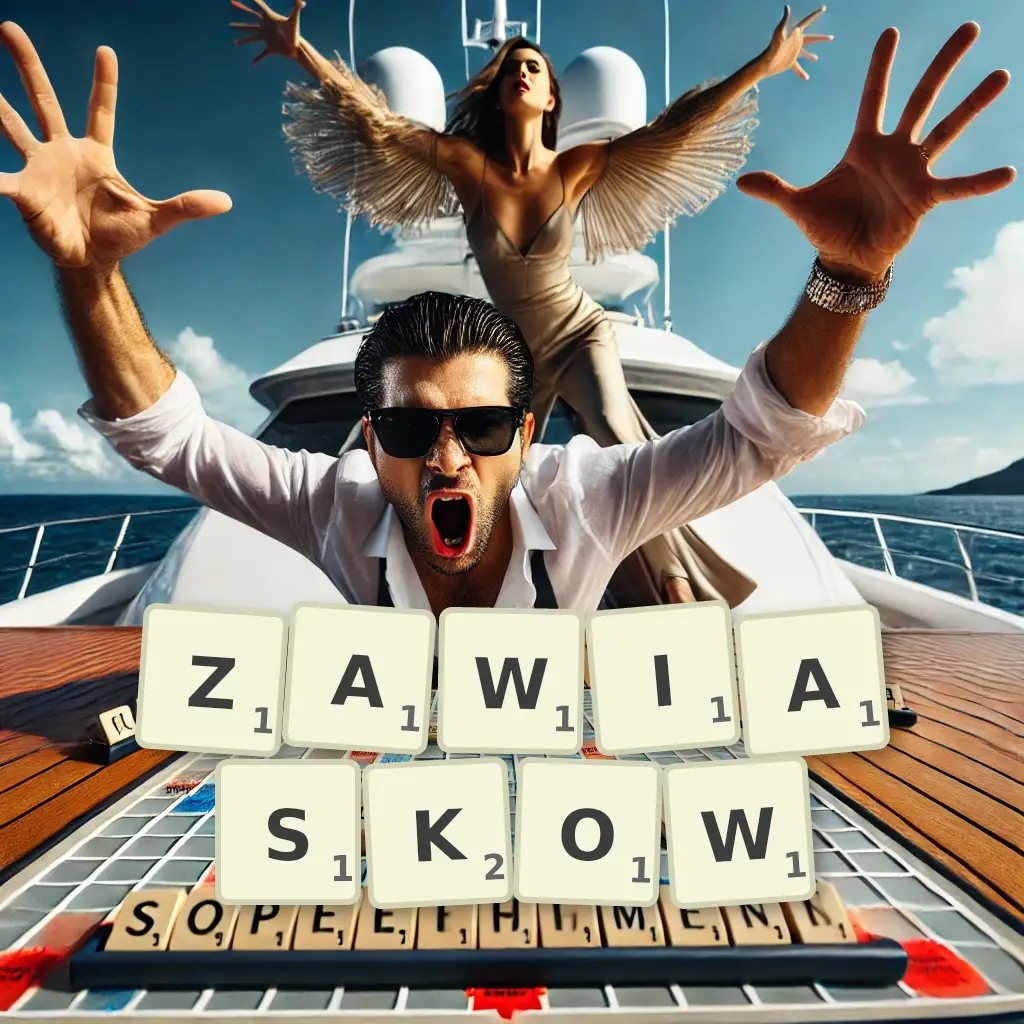 Słowa z liter ZAWIASKÓW