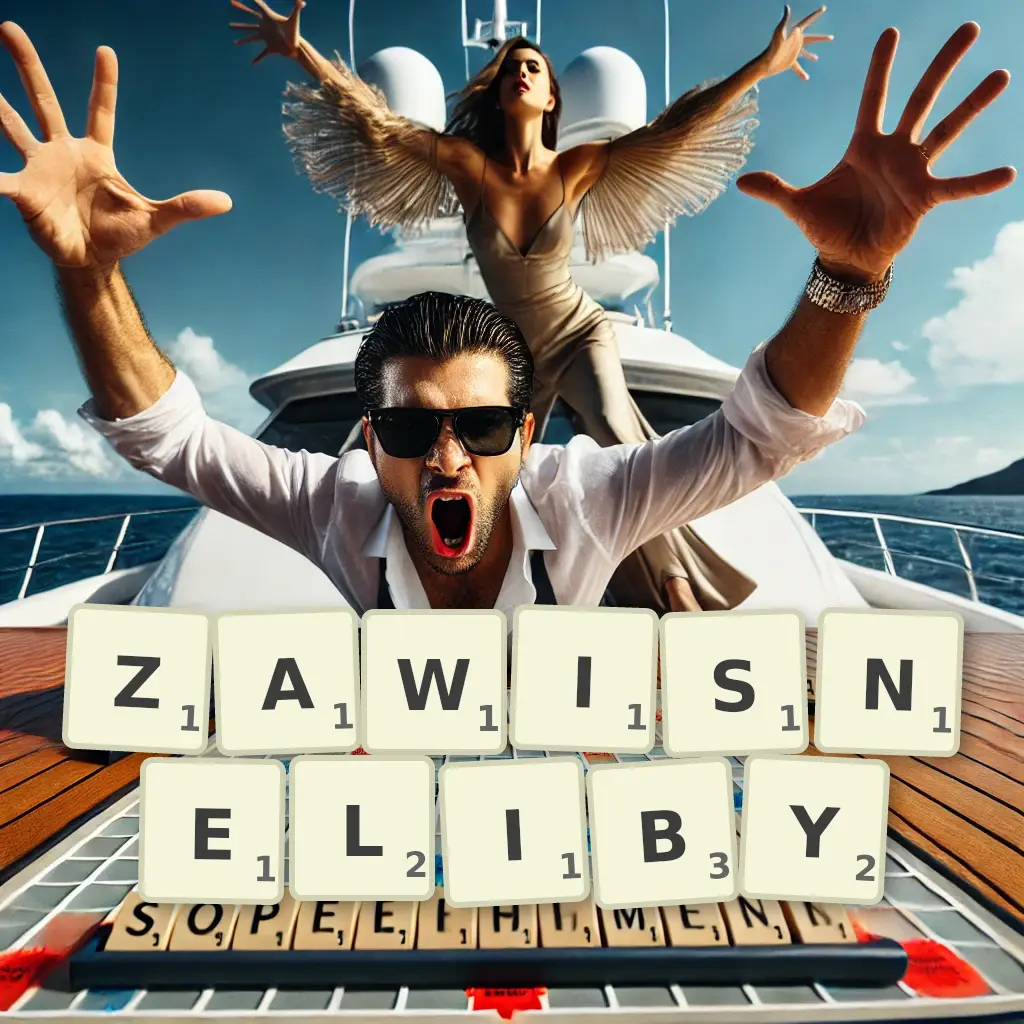 Słowa z liter ZAWISNĘLIBY