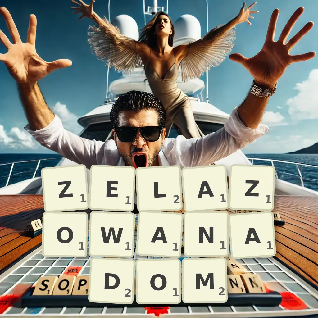 Słowa z liter ŻELAZOWANADOM