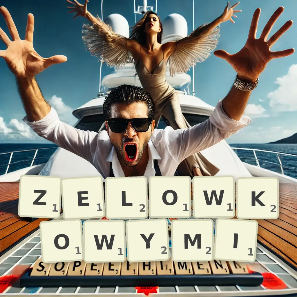 Słowa z liter ZELÓWKOWYMI