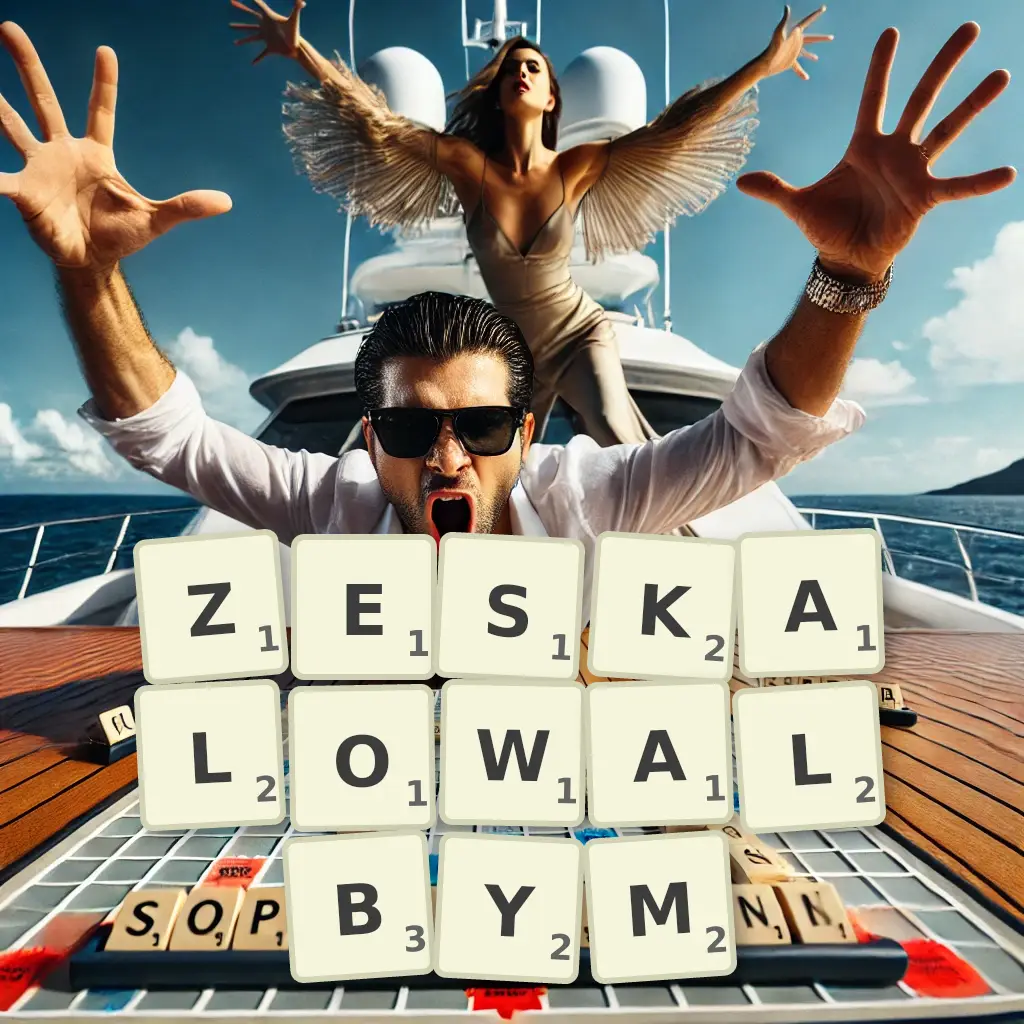 Słowa z liter ZESKALOWAŁBYM