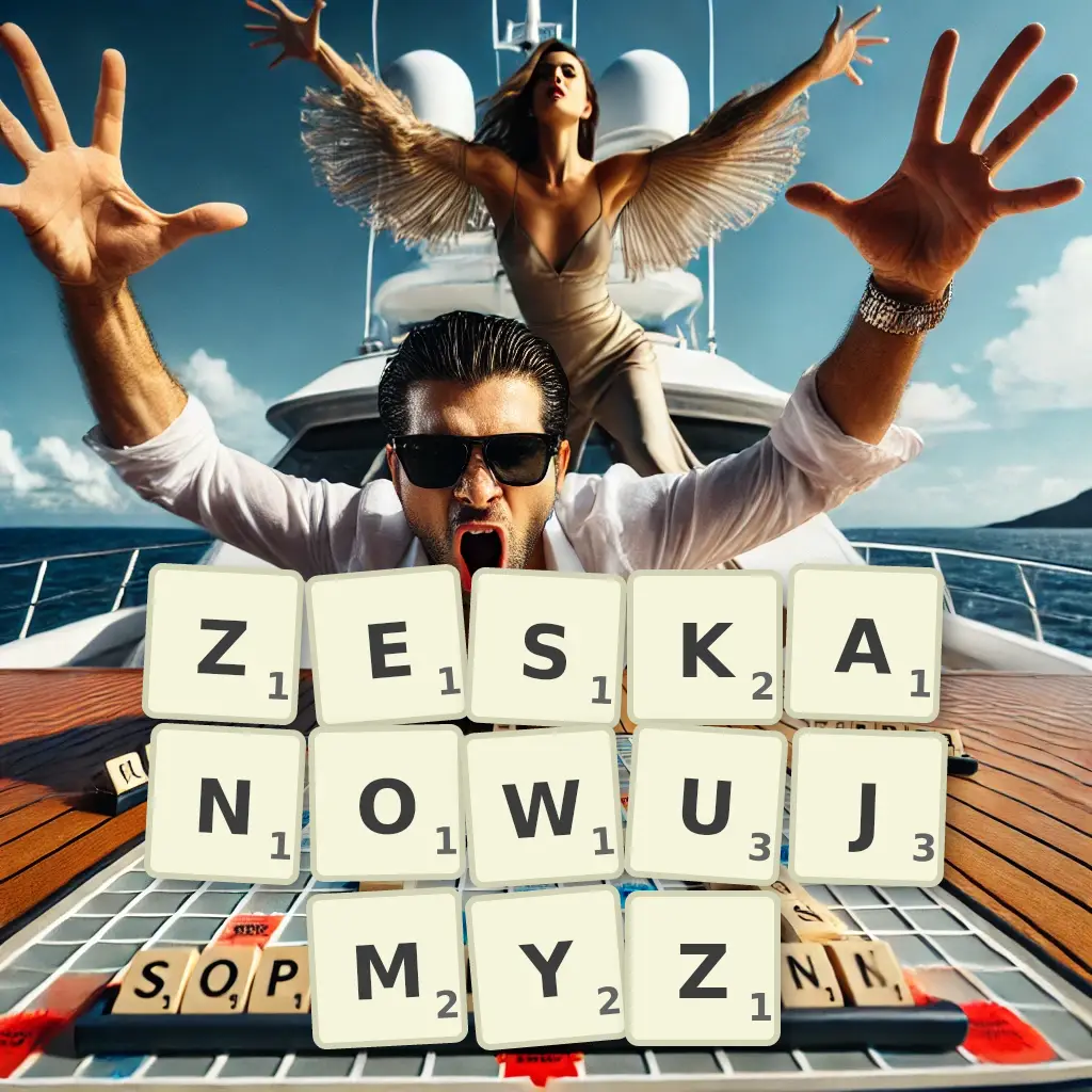 Słowa z liter ZESKANOWUJMYŻ