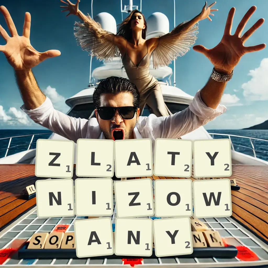 Słowa z liter ZLATYNIZOWANY
