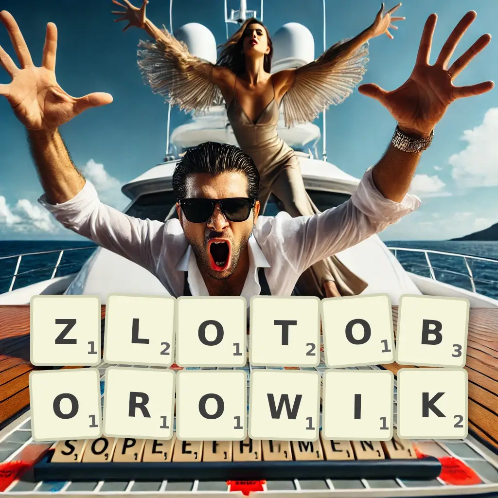 Słowa z liter ZŁOTOBOROWIK