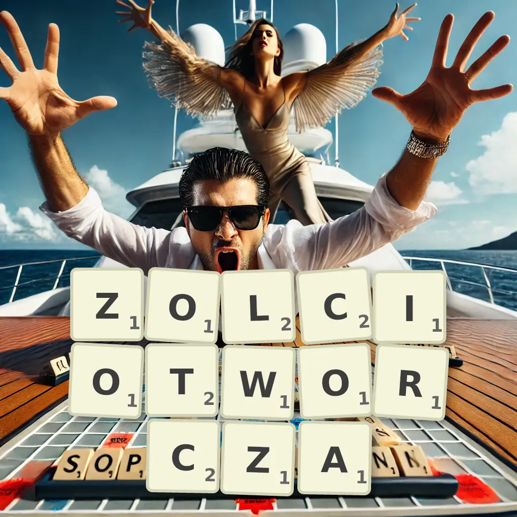 Słowa z liter ŻÓŁCIOTWÓRCZA