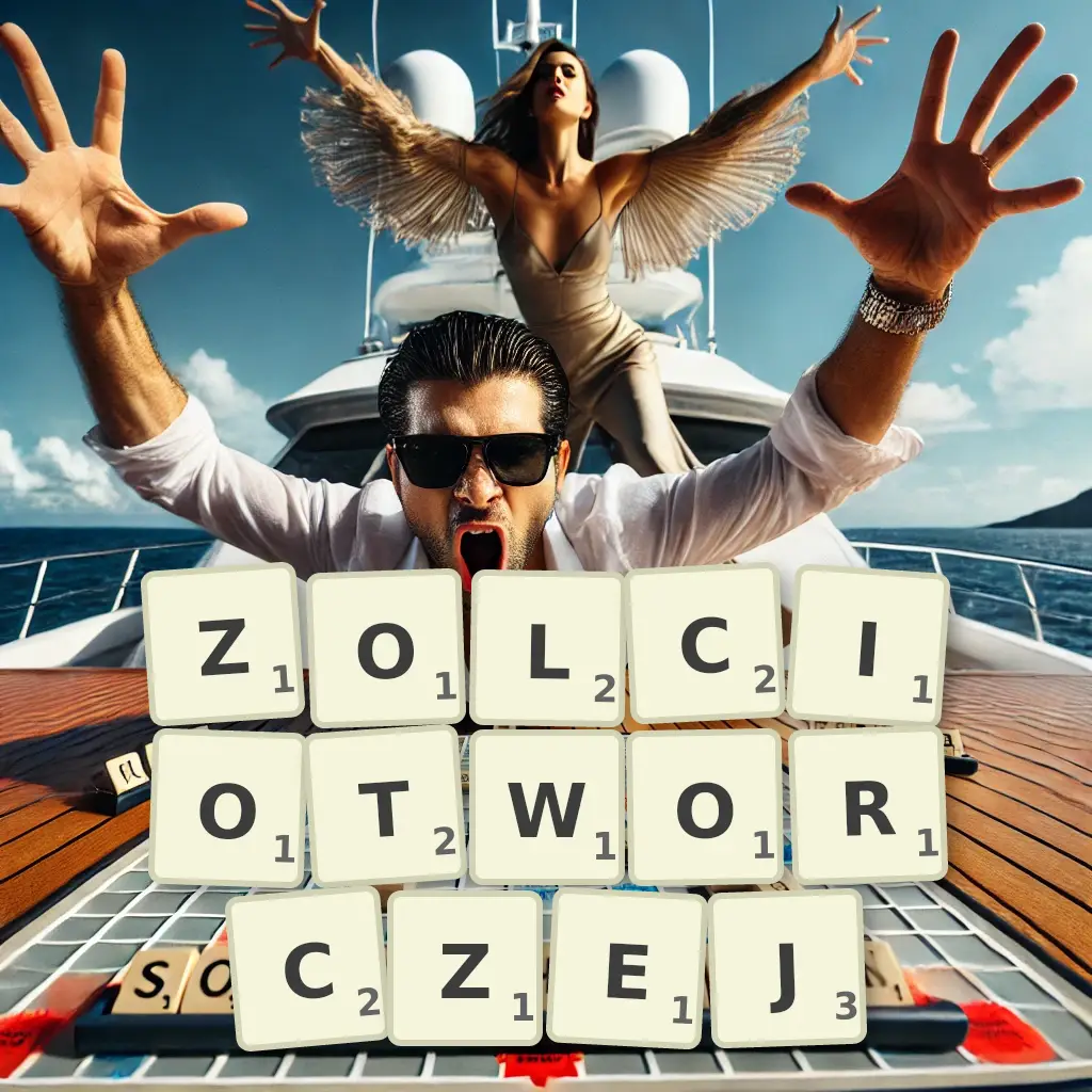 Słowa z liter ŻÓŁCIOTWÓRCZEJ