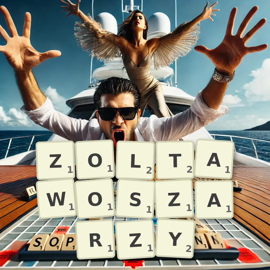 Słowa z liter ŻÓŁTAWOSZARZY