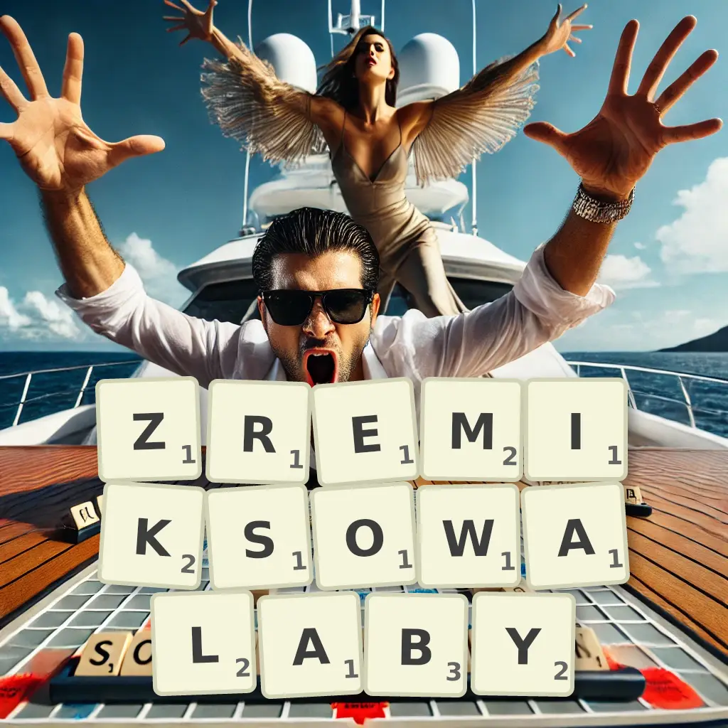 Słowa z liter ZREMIKSOWAŁABY