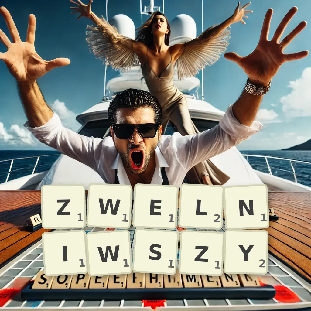 Słowa z liter ZWEŁNIWSZY