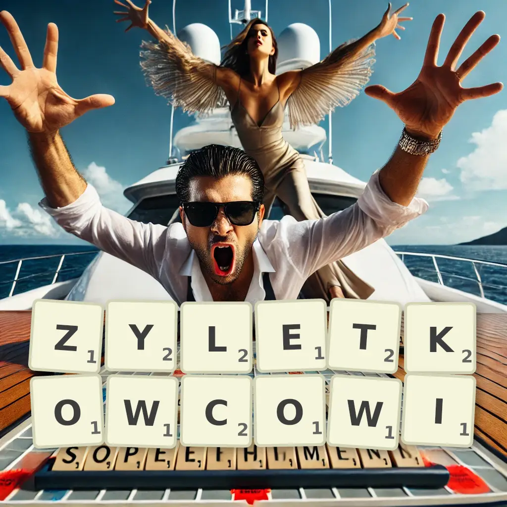 Słowa z liter ŻYLETKOWCOWI