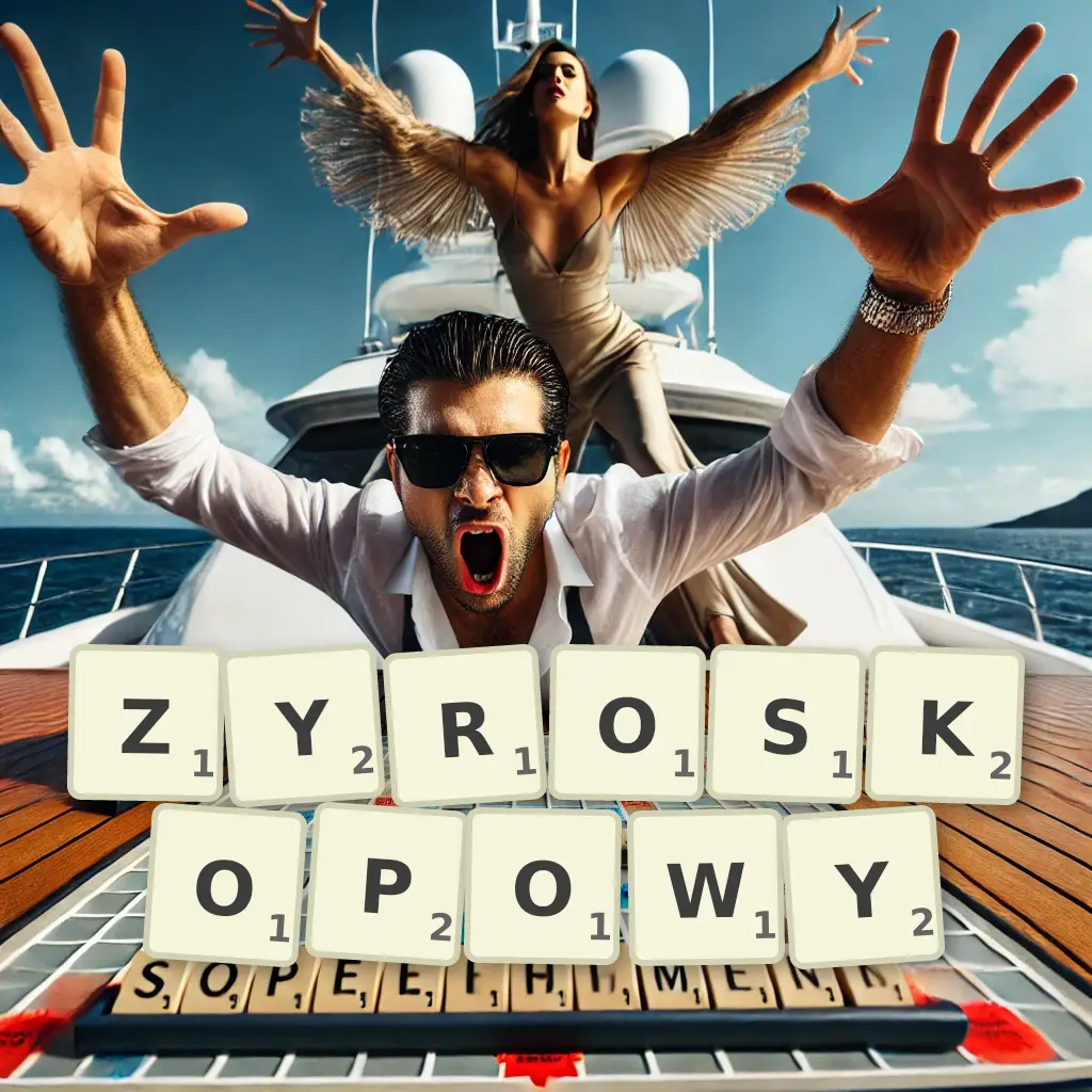 Słowa z liter ŻYROSKOPOWY